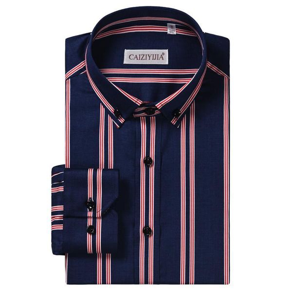 men's striped 100% cotton standard-fit wrinkle dress shirt comfortable smart casual long sleeved button down shirts, White;black
men's striped 100% cotton standard-fit wrinkle dress shirt comfortable smart casual long sleeved button down shirts, White;black