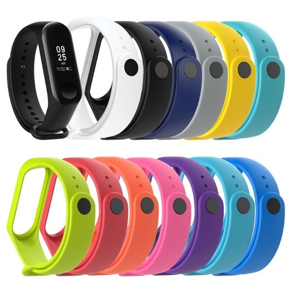 suitable for bracelet 3 / 4 color wristband smart sports waterproof silicone watch band
suitable for bracelet 3 / 4 color wristband smart sports waterproof silicone watch band