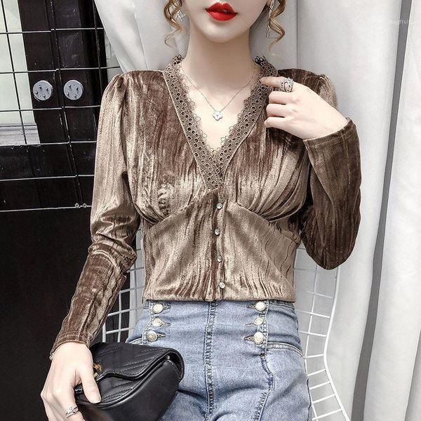 luck a women autumn long sleeve v neck shiny blouse shirts vintage female fashion lace pullovers office lady metallic 1, White
luck a women autumn long sleeve v neck shiny blouse shirts vintage female fashion lace pullovers office lady metallic 1, White