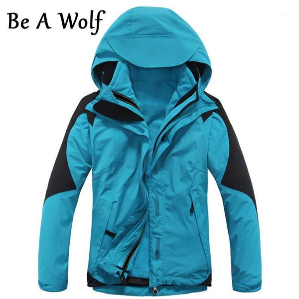 be a wolf outdoor hiking softshell jacket women spring climbing camping waterproof windproof thermal windbreaker warm coat 261, Blue;black
be a wolf outdoor hiking softshell jacket women spring climbing camping waterproof windproof thermal windbreaker warm coat 261, Blue;black