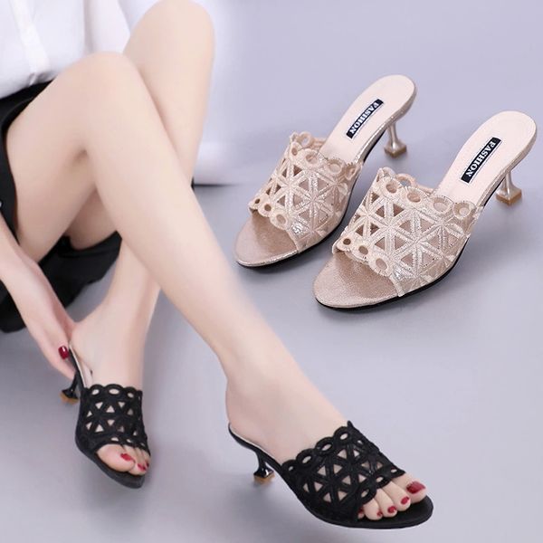 2019 slippers women shoes mesh hollow platform high heel 4cm shoes ladies summer platform sandals femme chaussures mujer #lm0p, Black
2019 slippers women shoes mesh hollow platform high heel 4cm shoes ladies summer platform sandals femme chaussures mujer #lm0p, Black