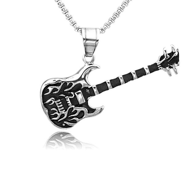 pendant necklaces chimdou hip hop rock men cool jewelry blaze guitar pendants streetboys gift stainless steel necklace pendant,halskjede, Silver
pendant necklaces chimdou hip hop rock men cool jewelry blaze guitar pendants streetboys gift stainless steel necklace pendant,halskjede, Silver