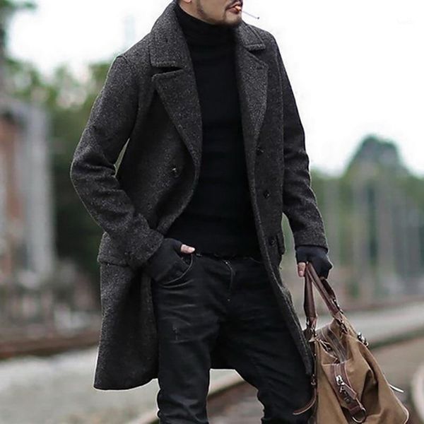 fashion men thick warm blend coat woolen overcoat autumn winter loose windbreaker jacket boy grey oversized long coat1, Black
fashion men thick warm blend coat woolen overcoat autumn winter loose windbreaker jacket boy grey oversized long coat1, Black