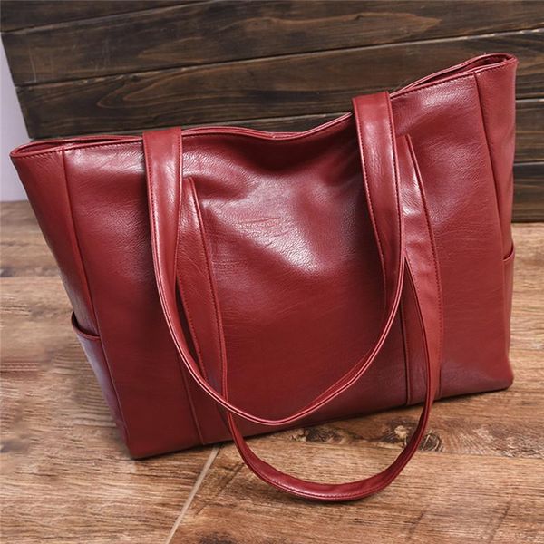 autumn women shoulder bag pu leather large capacity fashion solid color female casual zipper handbags
autumn women shoulder bag pu leather large capacity fashion solid color female casual zipper handbags
