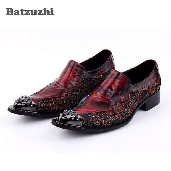 luxury 2020 new handmade men shoes pointed toe metal tip spikes men dress shoes slip on evennig party wedding size 38-46, Black
luxury 2020 new handmade men shoes pointed toe metal tip spikes men dress shoes slip on evennig party wedding size 38-46, Black