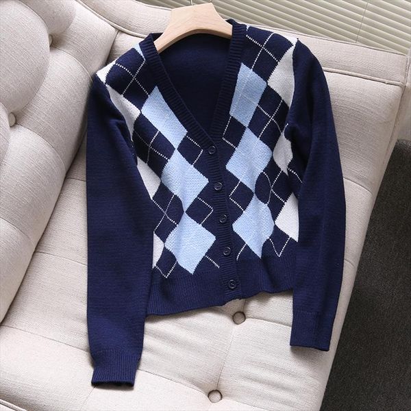 elegant women v neck button sweater 2020 autumn fashion ladies plaid sweater female sweet girls slim cardigans chic, White;black
elegant women v neck button sweater 2020 autumn fashion ladies plaid sweater female sweet girls slim cardigans chic, White;black
