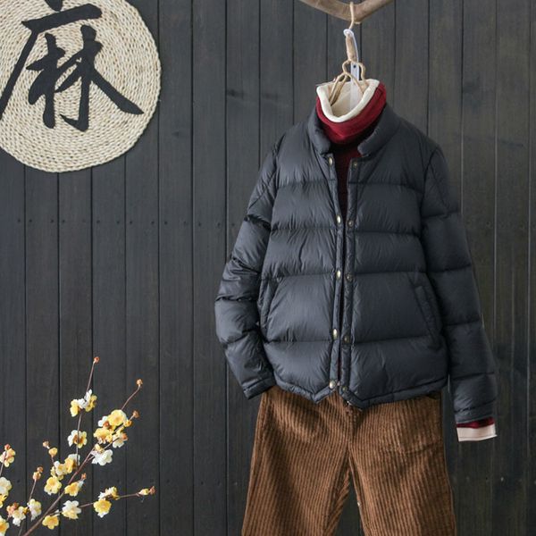 2021 new winter women autumn ultra white light down parkas breasted short women's blowing jackets hshc, Black
2021 new winter women autumn ultra white light down parkas breasted short women's blowing jackets hshc, Black