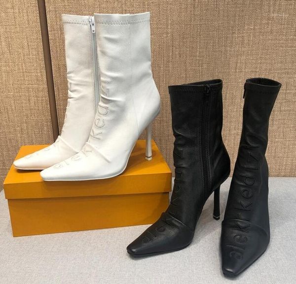 boots high-heeled women's thin autumn and winter white mid-tube stretch stovepipe socks wild thin1, Black
boots high-heeled women's thin autumn and winter white mid-tube stretch stovepipe socks wild thin1, Black