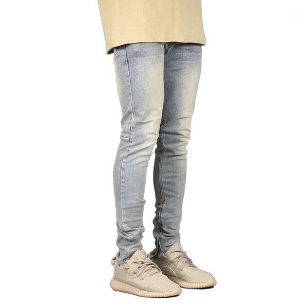 men's jeans men fashion design stretch skinny y21011, Blue
