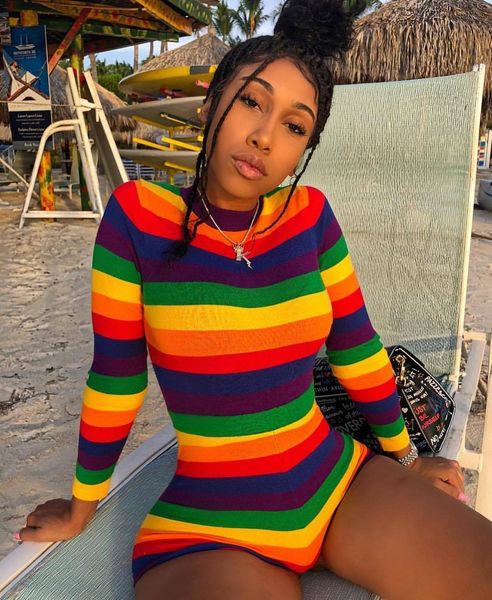 spring summer rainbow stripes women jumpsuits 2019 crew neck long sleeves fashion beach holidays party jumpsuits shorts, White
spring summer rainbow stripes women jumpsuits 2019 crew neck long sleeves fashion beach holidays party jumpsuits shorts, White