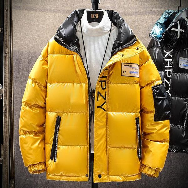 2020 printing jacket brand clothing casual warm hooded collar coats winter jackets parkas men's windbreakers, Black
2020 printing jacket brand clothing casual warm hooded collar coats winter jackets parkas men's windbreakers, Black