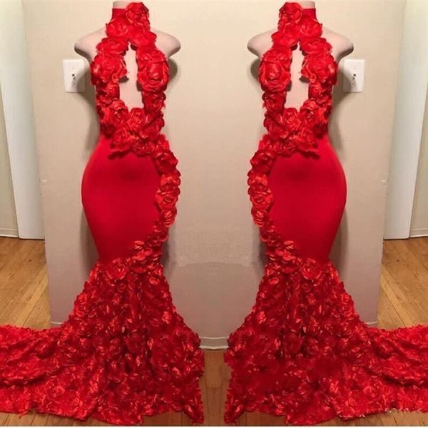 new design red mermaid prom dresses 2020 appliques high neck formal evening dress sweep train satin fashion cocktail party, Black
new design red mermaid prom dresses 2020 appliques high neck formal evening dress sweep train satin fashion cocktail party, Black