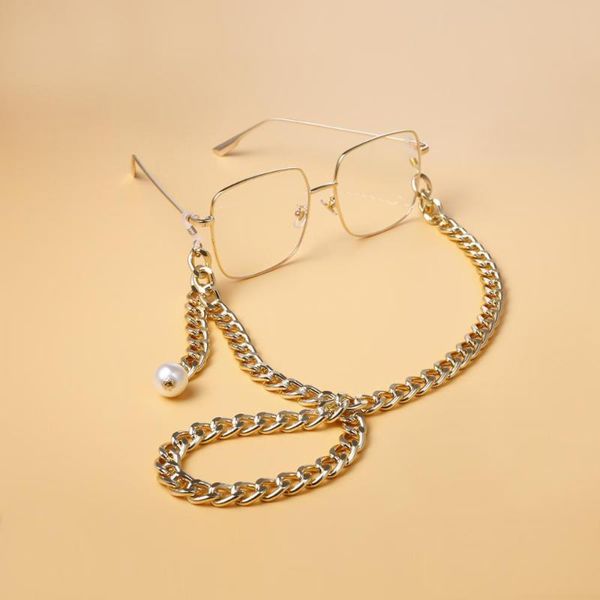 chains punk chunky reading glasses chain imitation pearl tassel sunglasses cord metal eyeglasses holder neck strap eye-wear retainer, Silver
chains punk chunky reading glasses chain imitation pearl tassel sunglasses cord metal eyeglasses holder neck strap eye-wear retainer, Silver