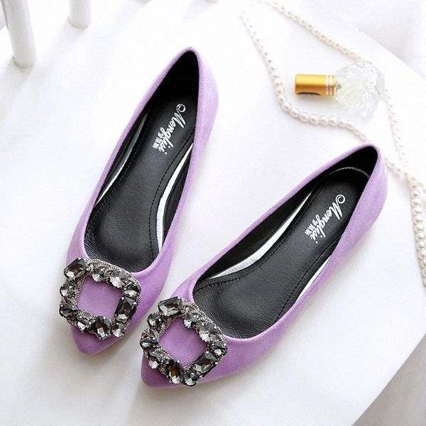 women's shoes large sizes 34~45 crystal rhinestone flat shoes boat women pink purple ballet loafers genuine leather flats woman #a46g
women's shoes large sizes 34~45 crystal rhinestone flat shoes boat women pink purple ballet loafers genuine leather flats woman #a46g