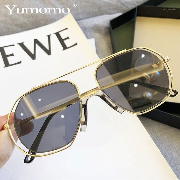YUMOMO 2020 Luxury Round Oversized lens Vintage Sunglasses Women Brand Designer Metal Frame Lady Sun Glasses Lady Cool UV4001, White;black
YUMOMO 2020 Luxury Round Oversized lens Vintage Sunglasses Women Brand Designer Metal Frame Lady Sun Glasses Lady Cool UV4001, White;black