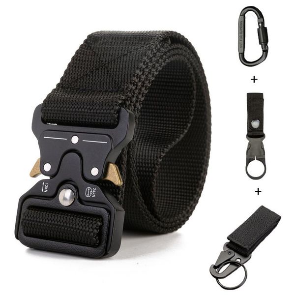 waist support tactical belts nylon belt with metal buckle adjustable heavy duty training hunting accessories, Black;gray
waist support tactical belts nylon belt with metal buckle adjustable heavy duty training hunting accessories, Black;gray