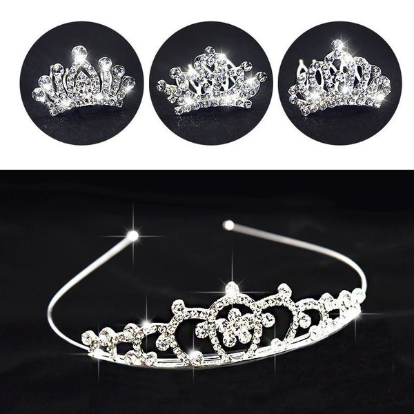 korean bride crown headdress princess ornament little girl hair band hairpin clip baby headband water diamond, Silver
korean bride crown headdress princess ornament little girl hair band hairpin clip baby headband water diamond, Silver