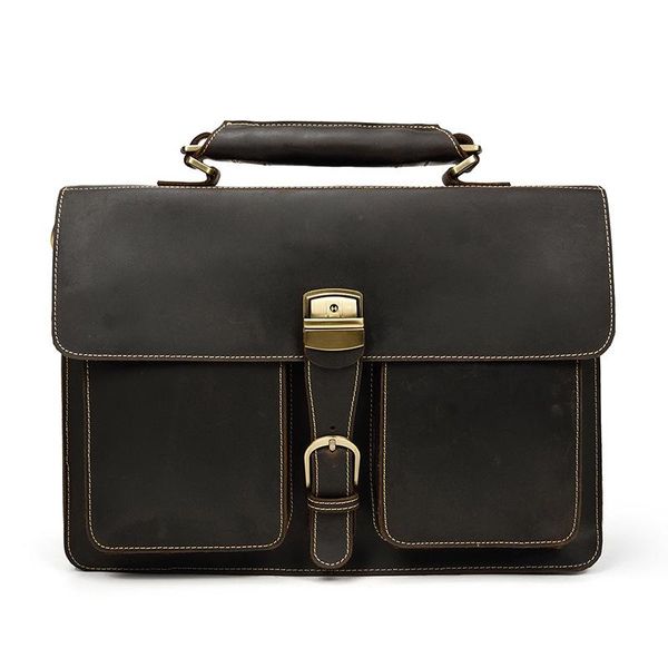 briefcases men's leather briefcase handbag crazy horse double compartment 15 inch computer bag shoulder messenger
briefcases men's leather briefcase handbag crazy horse double compartment 15 inch computer bag shoulder messenger