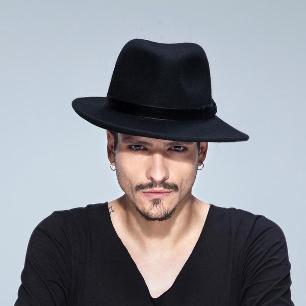 new 100% wool women's men's wide brim fedora hat for laday cashmere jazz cap gentleman panama sombrero hat 20, Blue;gray
new 100% wool women's men's wide brim fedora hat for laday cashmere jazz cap gentleman panama sombrero hat 20, Blue;gray