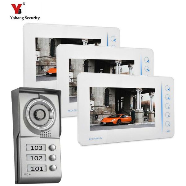 video door phones yobang security touch keypad apartment house phone intercom system doorbell camera with 3 monitor kit
video door phones yobang security touch keypad apartment house phone intercom system doorbell camera with 3 monitor kit