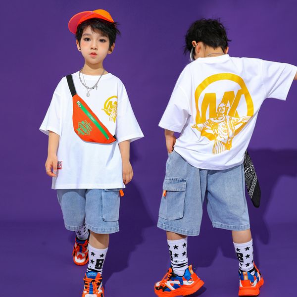 street wear boys loose hip hop clothing kids modern dancing white t-shirt pants summer casual clothes stage suit 110-170cm 809, Black;red
street wear boys loose hip hop clothing kids modern dancing white t-shirt pants summer casual clothes stage suit 110-170cm 809, Black;red