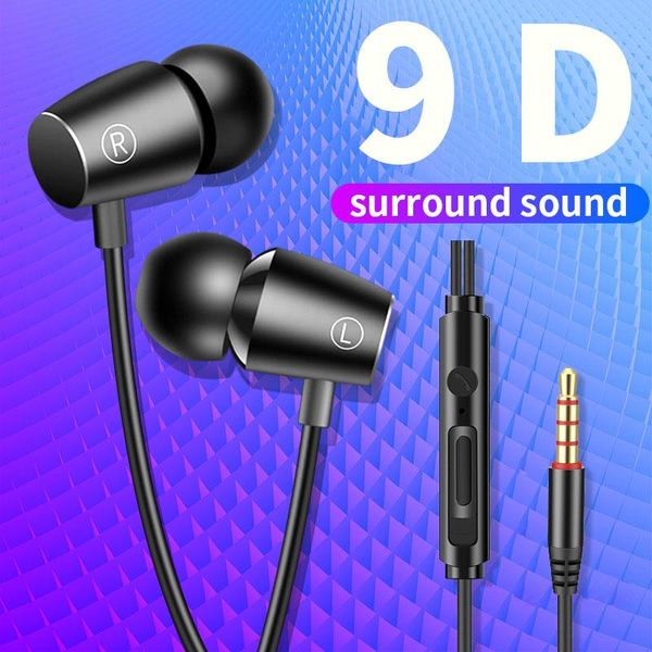 in-ear earphone 9d stereo wired headset with micphone 3.5mm plug earbuds for cell phone/desktablets/mp3
in-ear earphone 9d stereo wired headset with micphone 3.5mm plug earbuds for cell phone/desktablets/mp3