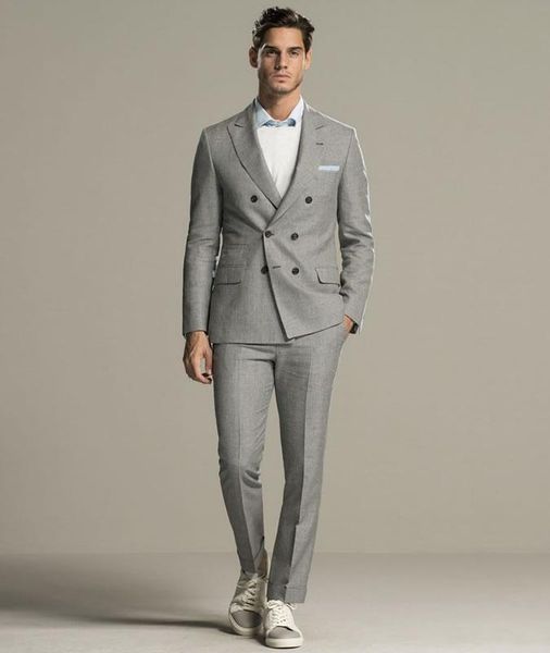 men's suits & blazers latest coat pant designs light gray double breasted groom tuxedos italian style mens wedding party business (jack, White;black
men's suits & blazers latest coat pant designs light gray double breasted groom tuxedos italian style mens wedding party business (jack, White;black