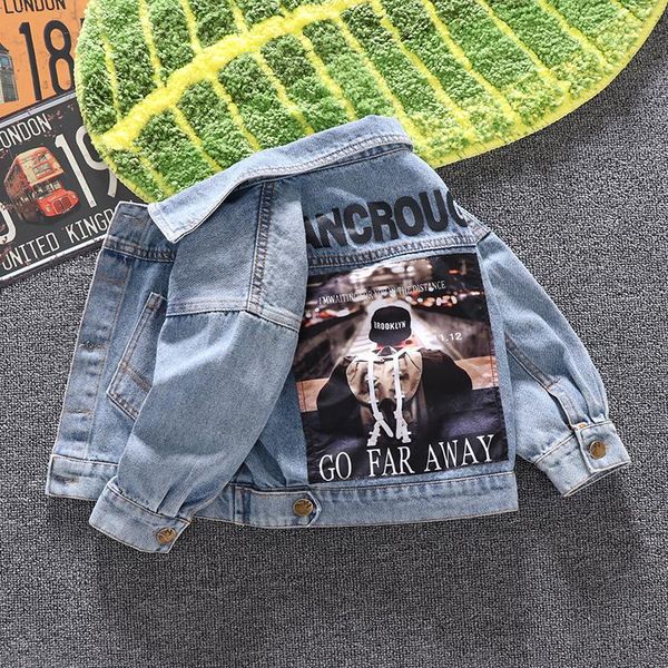 spring autumn street boys denim jackets single breasted kids boys jean coats pattern letter printed children outwear 12m-6t, Blue;gray
spring autumn street boys denim jackets single breasted kids boys jean coats pattern letter printed children outwear 12m-6t, Blue;gray