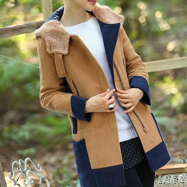warm thick winter womens jacket blend khaki wool women coat female overcoat 2020 women clothes rwc1760081, Black
warm thick winter womens jacket blend khaki wool women coat female overcoat 2020 women clothes rwc1760081, Black