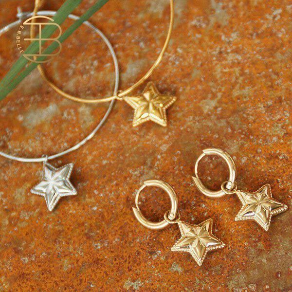 hoop & huggie 2021 fashion lady's pentagram star charm hoops minimalist gold silver color small large earrings for women, Golden;silver
hoop & huggie 2021 fashion lady's pentagram star charm hoops minimalist gold silver color small large earrings for women, Golden;silver