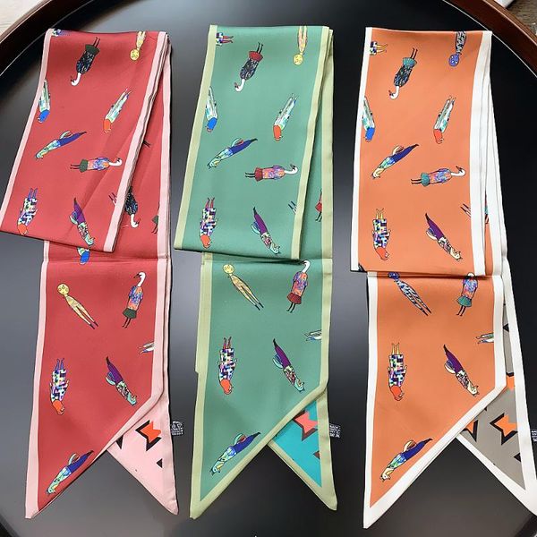 scarves 2021 luxury print twill silk small women scarf hair bags handle decoration tie multifunction hand ribbon, Blue;gray
scarves 2021 luxury print twill silk small women scarf hair bags handle decoration tie multifunction hand ribbon, Blue;gray