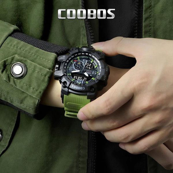 2020 new sport watches for men dual display wrist watches for men multifunction waterproof led digital watch hombre, Slivery;brown
2020 new sport watches for men dual display wrist watches for men multifunction waterproof led digital watch hombre, Slivery;brown