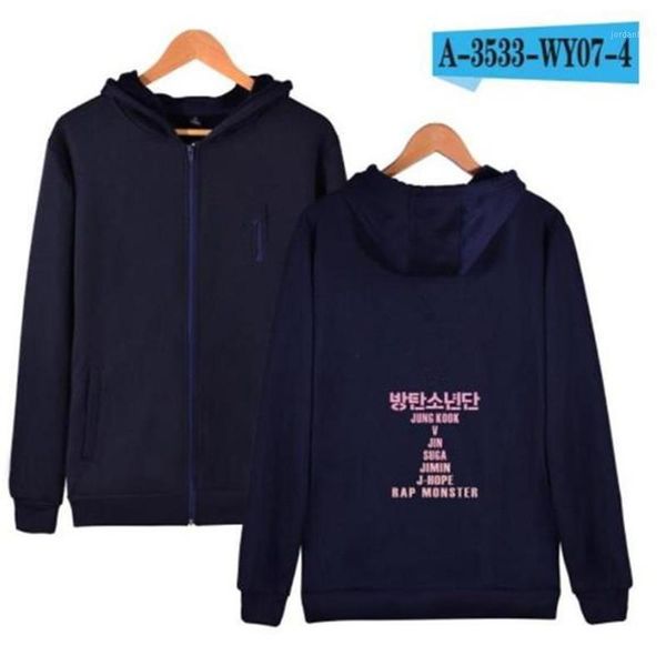 2018 bangtan boys oversized hoodies sweatshirts women zipper cotton tracksuit love yourself jacket coat1, Black
2018 bangtan boys oversized hoodies sweatshirts women zipper cotton tracksuit love yourself jacket coat1, Black