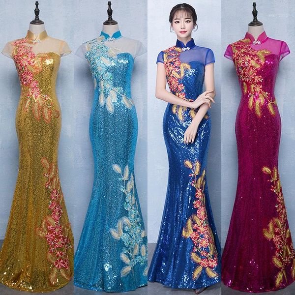 2020 limited celebrity dresses evening dress 2020 new performance sequins fish tail long noble elegant banquet show host female1, Black
2020 limited celebrity dresses evening dress 2020 new performance sequins fish tail long noble elegant banquet show host female1, Black
