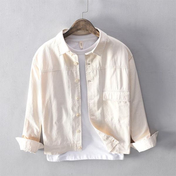 men's casual shirts big procket solid 100% cotton shirt men long sleeve turn down collar mens working cargo male chemise homme ts-701, White;black
men's casual shirts big procket solid 100% cotton shirt men long sleeve turn down collar mens working cargo male chemise homme ts-701, White;black
