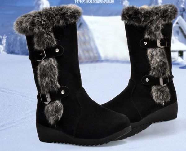 women winter snow boots flat platform shoes ladies warm shoes for women plush botas, Black
women winter snow boots flat platform shoes ladies warm shoes for women plush botas, Black