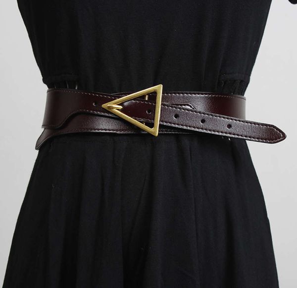 pin button pressing triangle line edge cow irregular women's decorative coat dress leather belt waist cover, Black;brown
pin button pressing triangle line edge cow irregular women's decorative coat dress leather belt waist cover, Black;brown