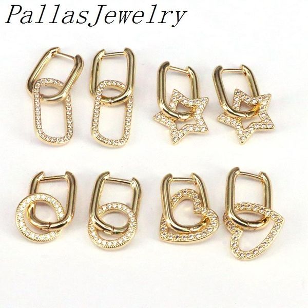 dangle & chandelier 5pairs star round heart oval pave cz zirconia drop earrings for woman jewelry, Silver
dangle & chandelier 5pairs star round heart oval pave cz zirconia drop earrings for woman jewelry, Silver