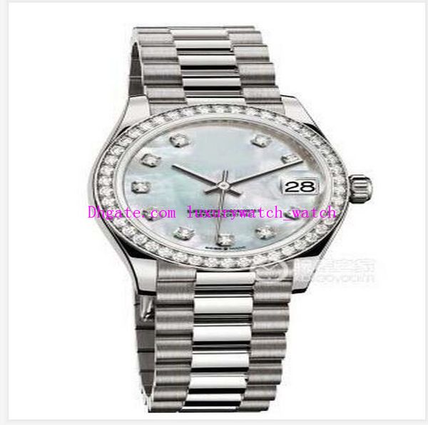 original box sale 278289 steel mop diamond dial/bezel ladies watch 31mm watch automatic fashion watch wristwatch, Slivery;brown
original box sale 278289 steel mop diamond dial/bezel ladies watch 31mm watch automatic fashion watch wristwatch, Slivery;brown