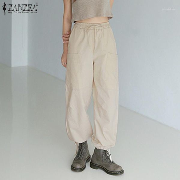 zanzea 2020 fashion women casual capris pants solid elastic waist harem pants overalls long trousers streetwear pantalones femme1, Black;white
zanzea 2020 fashion women casual capris pants solid elastic waist harem pants overalls long trousers streetwear pantalones femme1, Black;white