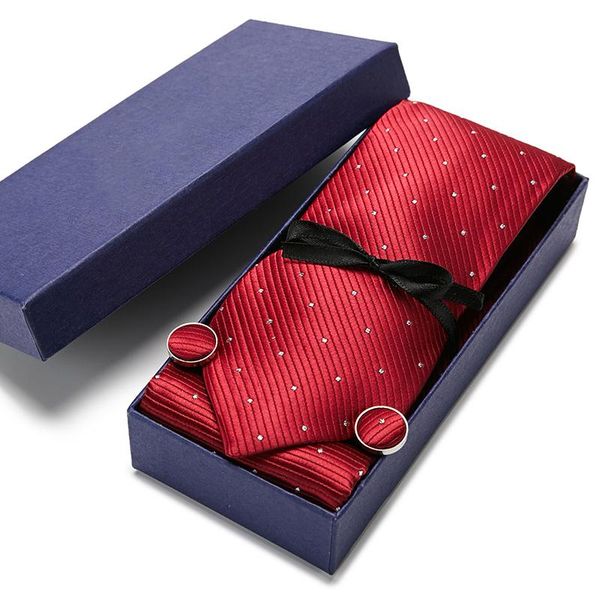 wedding mens red tie 7.5 cm silk classic jacquard woven tie hanky cufflinks set men formal dress accessories necktie gift box, Black;gray
wedding mens red tie 7.5 cm silk classic jacquard woven tie hanky cufflinks set men formal dress accessories necktie gift box, Black;gray
