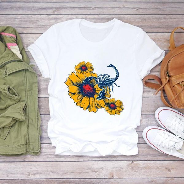 women flower animal printing floral short sleeve clothing summer shirt t-shirts t graphic female ladies womens tee t-shirt, White
women flower animal printing floral short sleeve clothing summer shirt t-shirts t graphic female ladies womens tee t-shirt, White