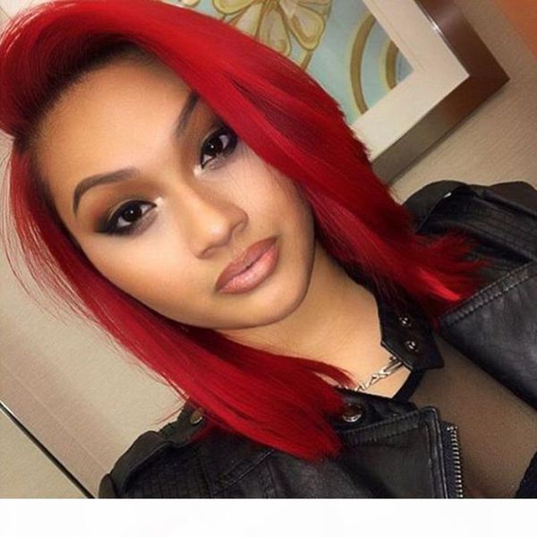short bob human hair wigs red color for women gueless virgin peruvian ombre red full lace front wig virgin hair pre plucked hairline, Black;brown
short bob human hair wigs red color for women gueless virgin peruvian ombre red full lace front wig virgin hair pre plucked hairline, Black;brown