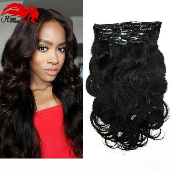 hannah clip in human hair extensions body wave 140g remy hair natural color 10 pieces set 10-26 inch, Black
hannah clip in human hair extensions body wave 140g remy hair natural color 10 pieces set 10-26 inch, Black