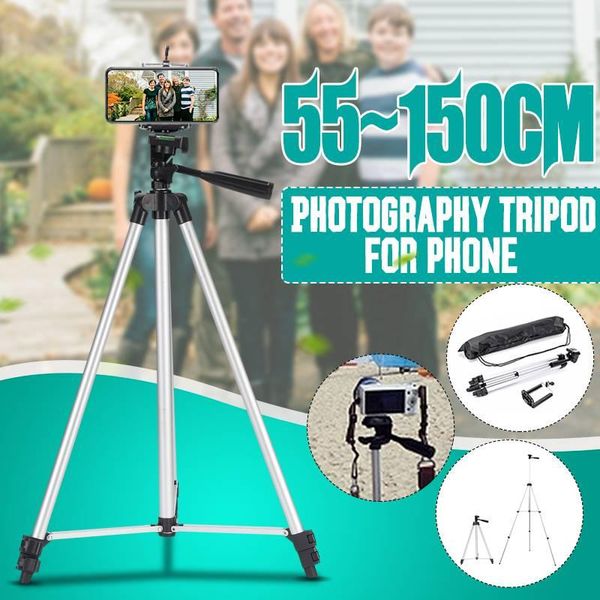 tripods tripod for mobile camera lightweight portable deskphone stand holder smartphone 55-150cm
tripods tripod for mobile camera lightweight portable deskphone stand holder smartphone 55-150cm