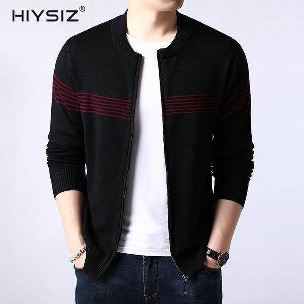 hiysiz sweatercoat men 2019 brand wool fashion trend long sleeve zipper striped casual streetwear autumn winter coat male sw0471, White;black
hiysiz sweatercoat men 2019 brand wool fashion trend long sleeve zipper striped casual streetwear autumn winter coat male sw0471, White;black