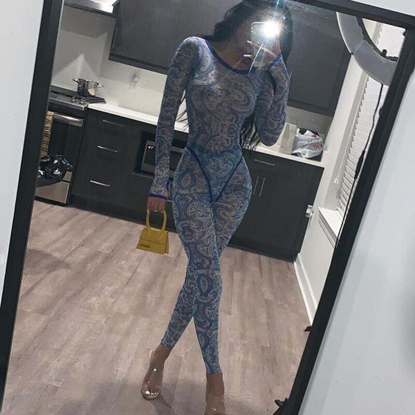 2020 new fashion pattern mesh print see-through long sleeve bodysuit+leggings two pieces set women slim party clubwear, Gray
2020 new fashion pattern mesh print see-through long sleeve bodysuit+leggings two pieces set women slim party clubwear, Gray