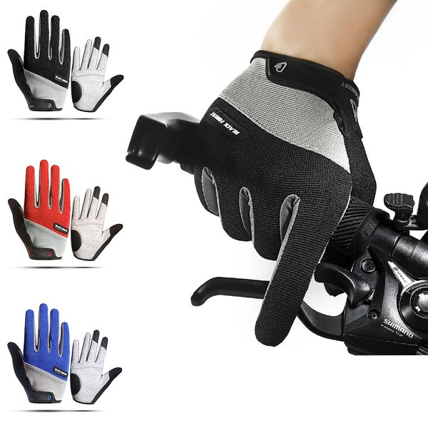 outdoor men women touch screen full finger bike gloves antiskid and shock-absorbing cycling climbing glove, Blue;gray
outdoor men women touch screen full finger bike gloves antiskid and shock-absorbing cycling climbing glove, Blue;gray