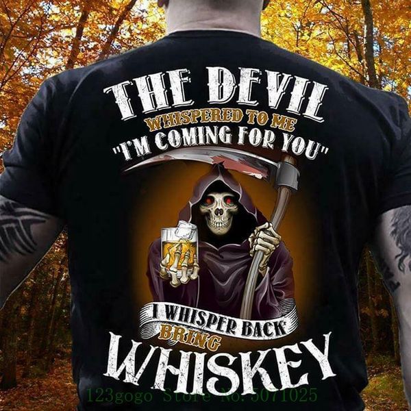 the devil whispered i whisper back bring whiskey men black back t shirt s 6xl fashion summer paried tshirts sport hooded sweatshirt hoodie 
the devil whispered i whisper back bring whiskey men black back t shirt s 6xl fashion summer paried tshirts sport hooded sweatshirt hoodie