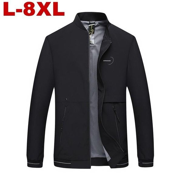 men's jackets 2021 big plus size 8xl 7xl spring autumn bomber jacket men casual slim patchwork windbreaker male outwear zipper coat, Black;brown
men's jackets 2021 big plus size 8xl 7xl spring autumn bomber jacket men casual slim patchwork windbreaker male outwear zipper coat, Black;brown